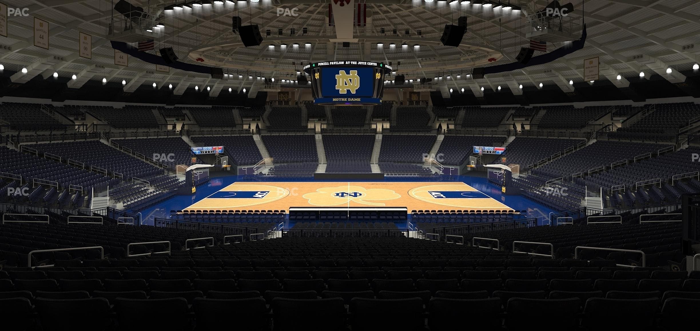 Purcell Pavilion at the Joyce Center - Section 110 Seat View