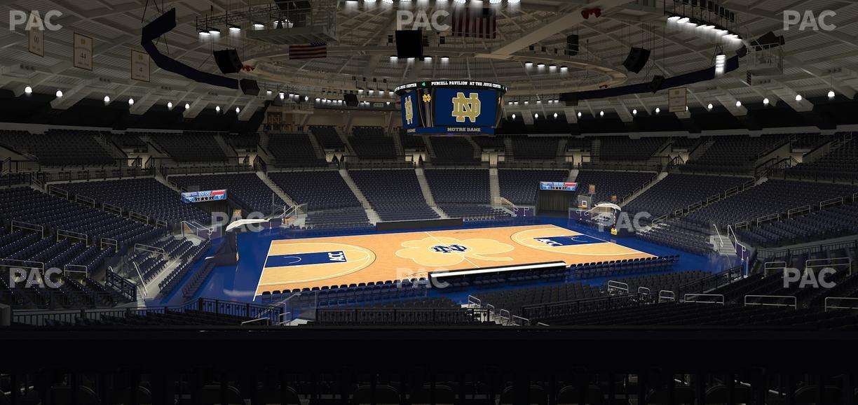 Purcell Pavilion at the Joyce Center - Section 111 Seat View