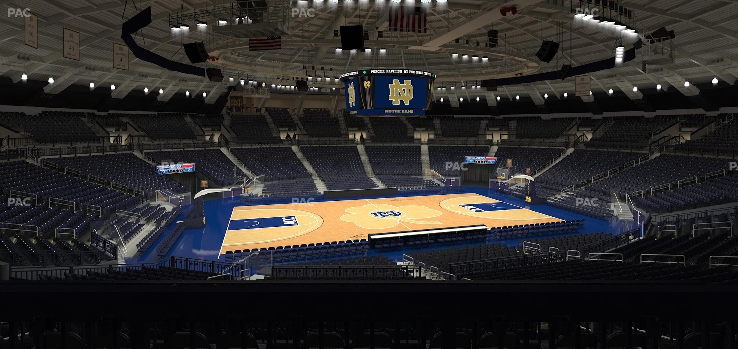 Purcell Pavilion at the Joyce Center - Section 111 Seat View