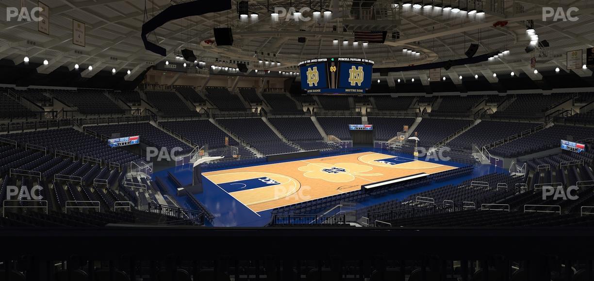 Purcell Pavilion at the Joyce Center - Section 112 Seat View