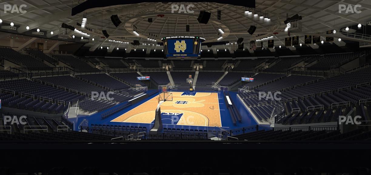 Purcell Pavilion at the Joyce Center - Section 114 Seat View