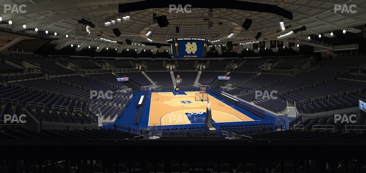 Purcell Pavilion at the Joyce Center - Section 115 Seat View