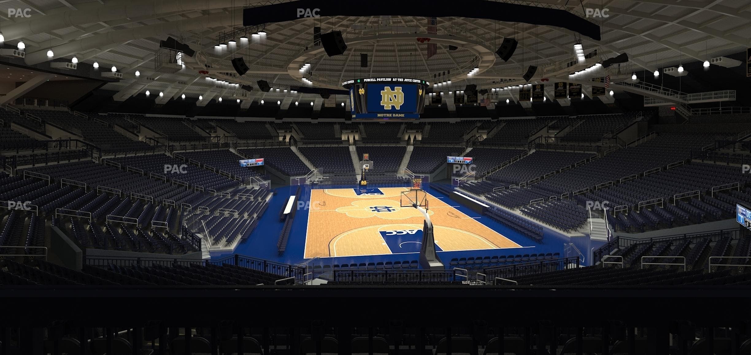 Purcell Pavilion at the Joyce Center - Section 115 Seat View