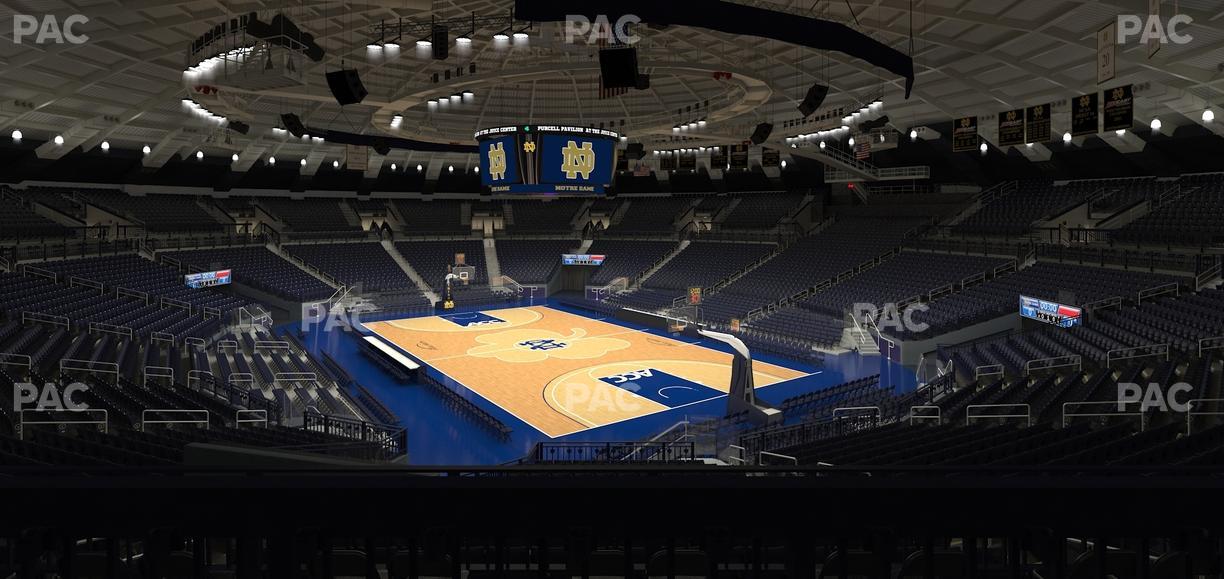 Purcell Pavilion at the Joyce Center - Section 116 Seat View