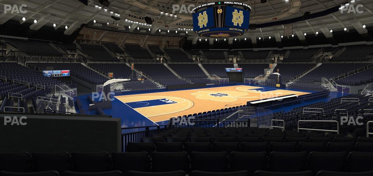 Purcell Pavilion at the Joyce Center - Section 12 Seat View