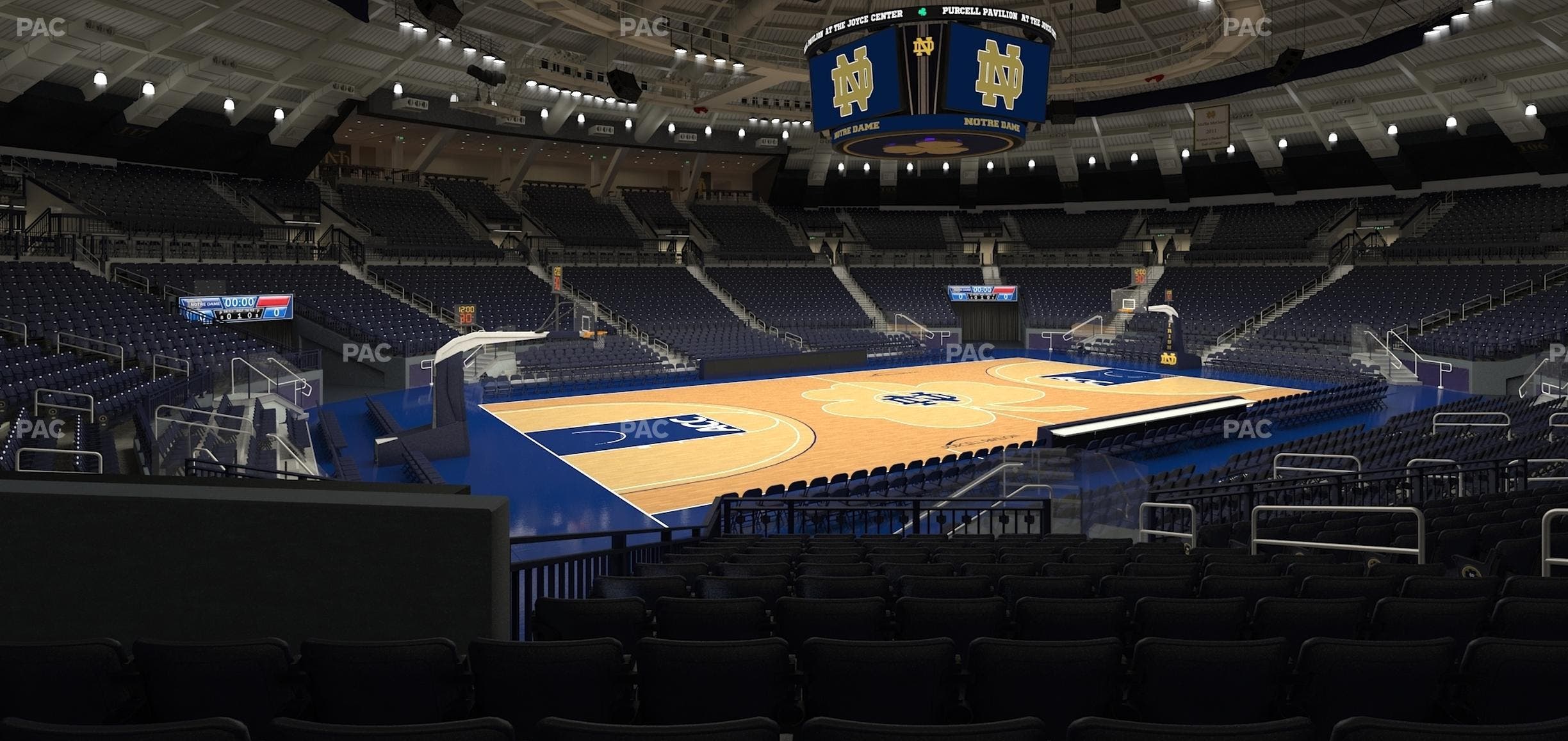 Purcell Pavilion at the Joyce Center - Section 12 Seat View