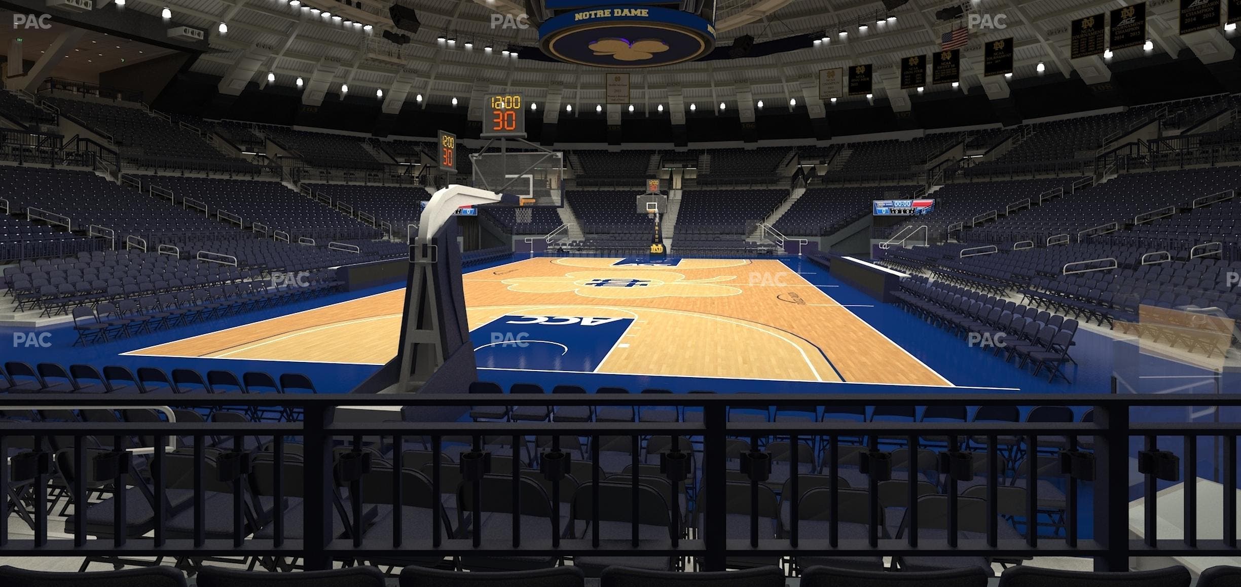 Purcell Pavilion at the Joyce Center - Section 14 Seat View