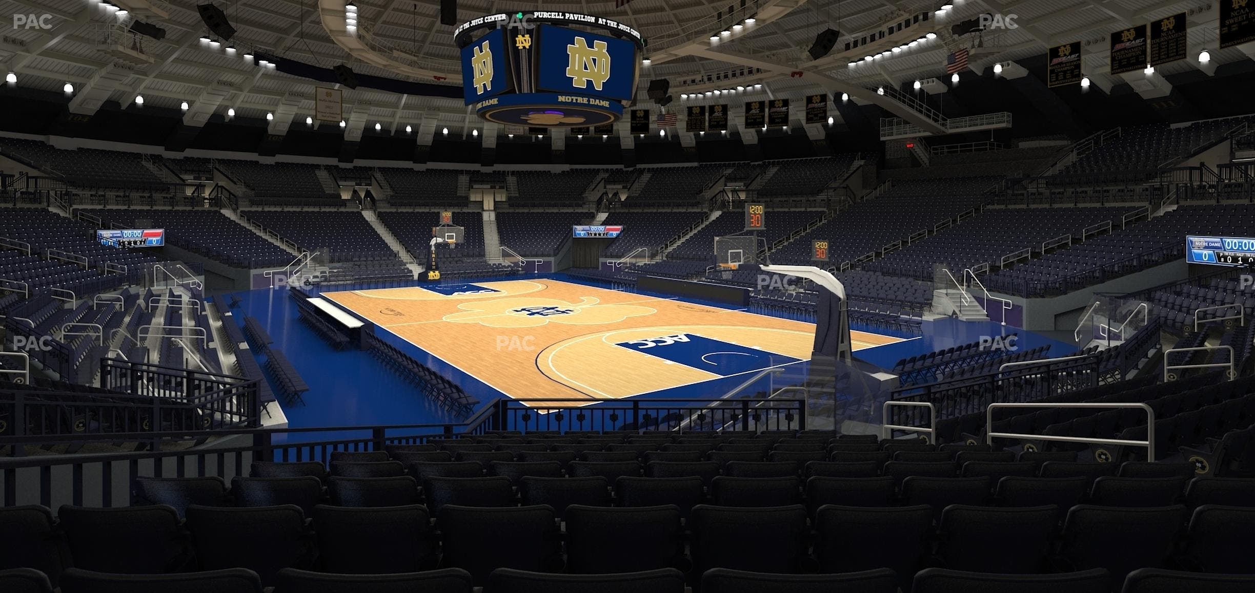 Purcell Pavilion at the Joyce Center - Section 16 Seat View