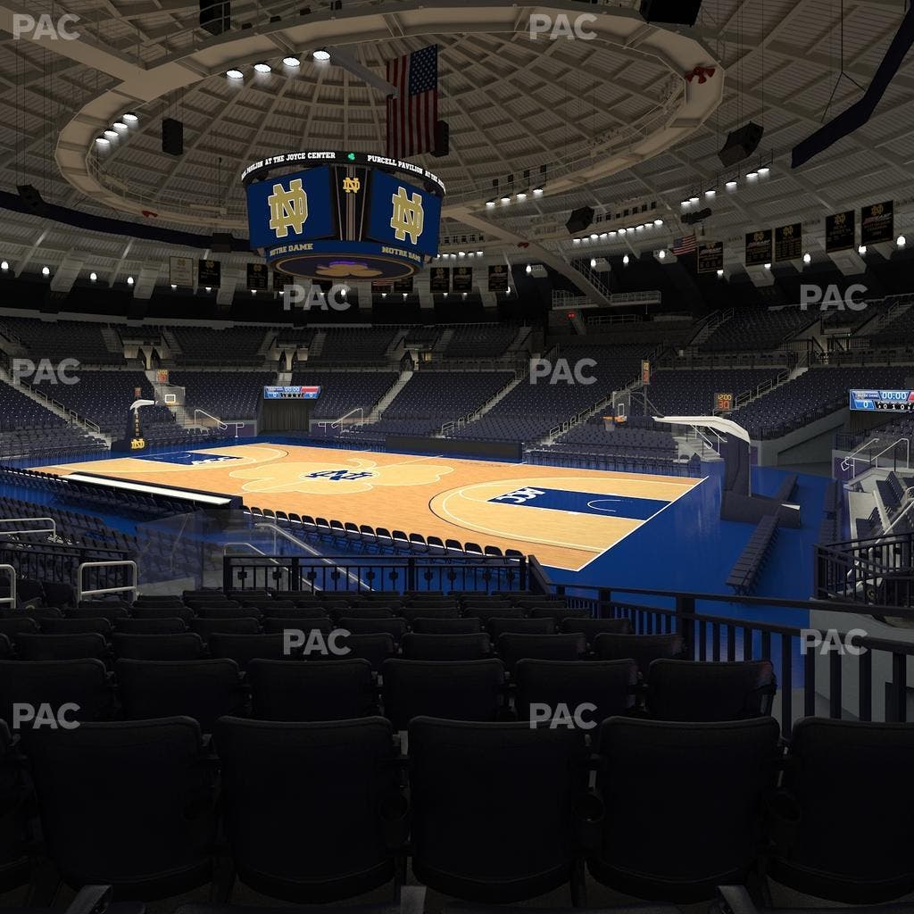 Purcell Pavilion at the Joyce Center - Section 17 Seat View