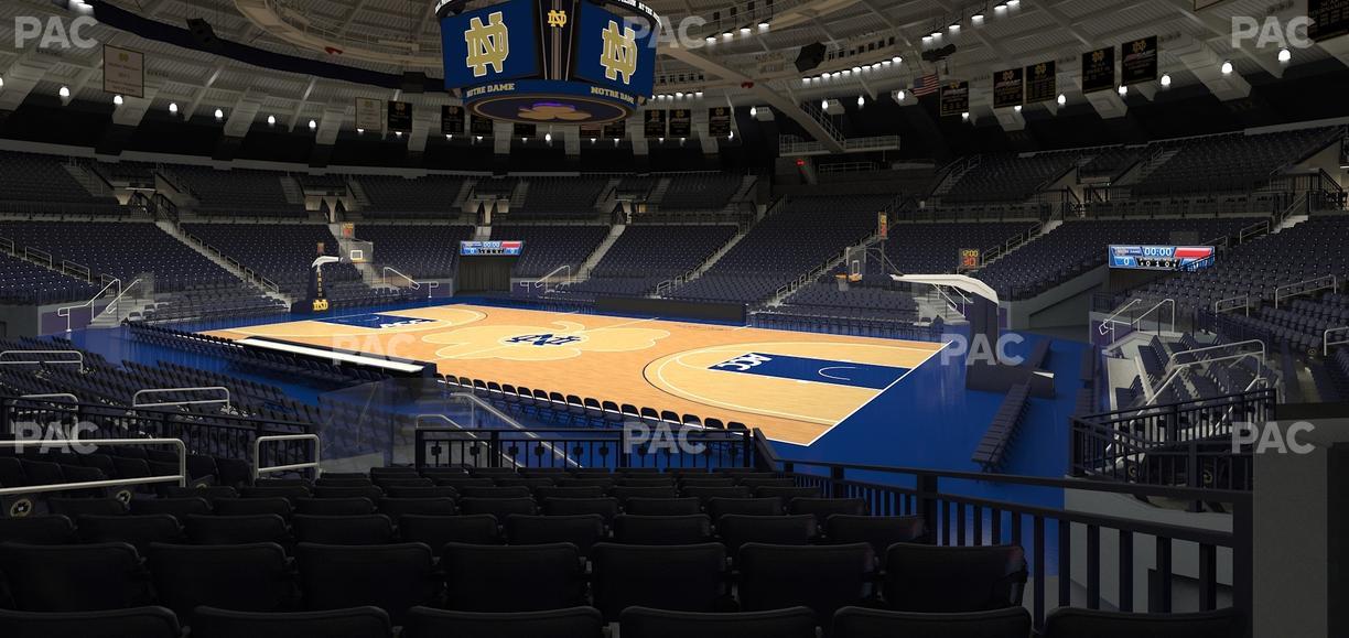 Purcell Pavilion at the Joyce Center - Section 17 Seat View