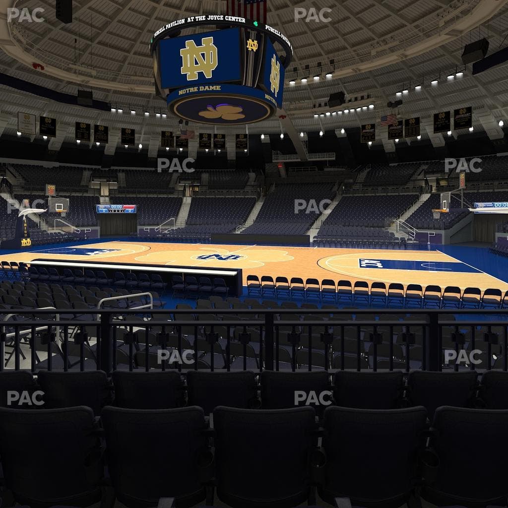 Purcell Pavilion at the Joyce Center - Section 18 Seat View