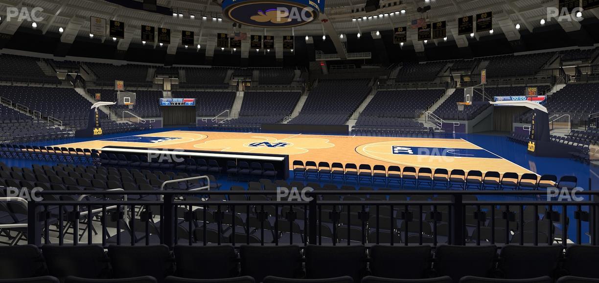 Purcell Pavilion at the Joyce Center - Section 18 Seat View