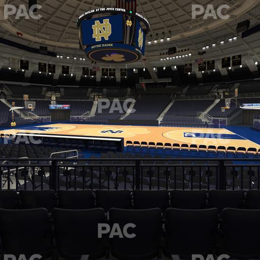 Purcell Pavilion at the Joyce Center - Section 18 Seat View