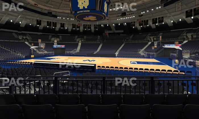 Purcell Pavilion at the Joyce Center - Section 18 Seat View