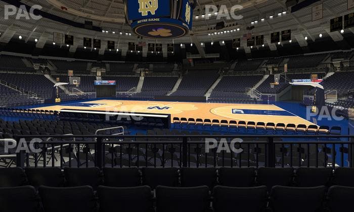 Purcell Pavilion at the Joyce Center - Section 18 Seat View