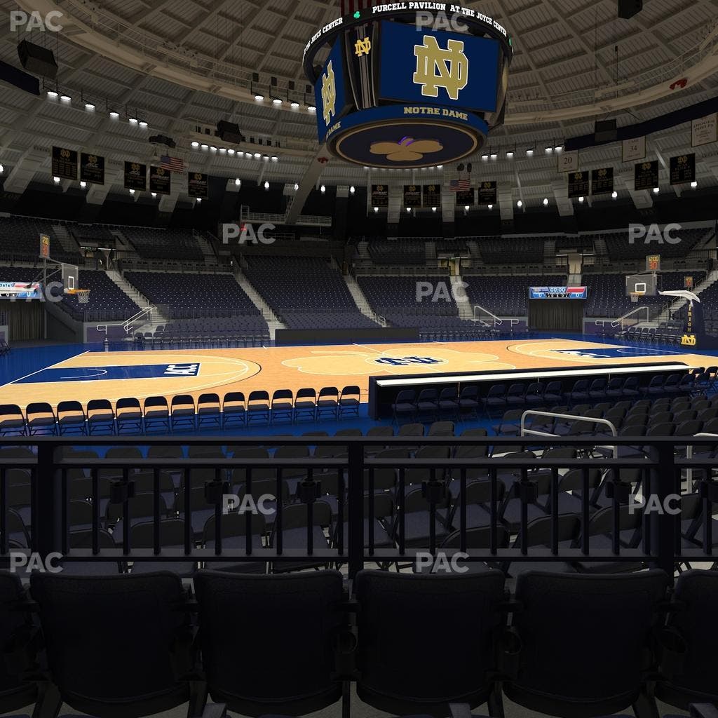 Purcell Pavilion at the Joyce Center - Section 2 Seat View