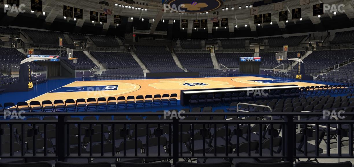 Purcell Pavilion at the Joyce Center - Section 2 Seat View