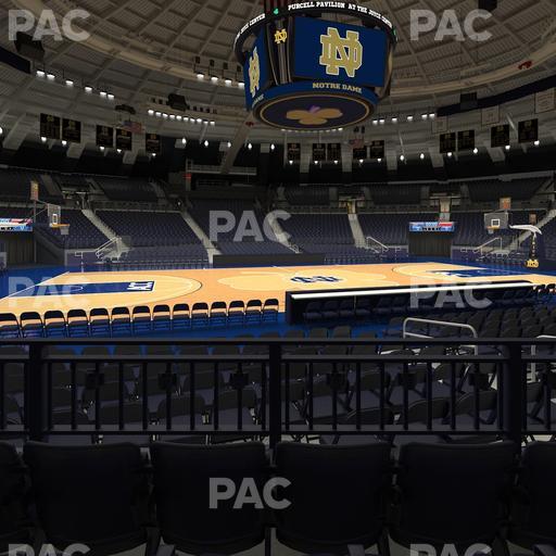 Purcell Pavilion at the Joyce Center - Section 2 Seat View