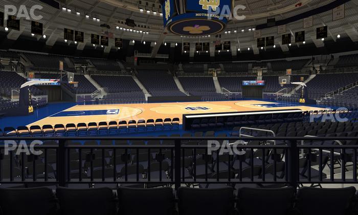 Purcell Pavilion at the Joyce Center - Section 2 Seat View