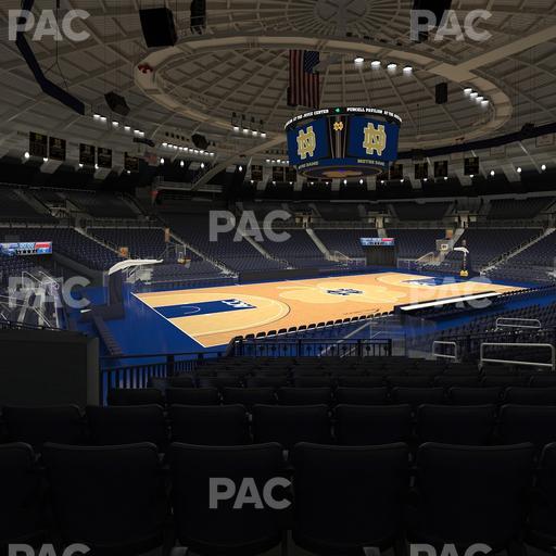 Purcell Pavilion at the Joyce Center - Section 3 Seat View