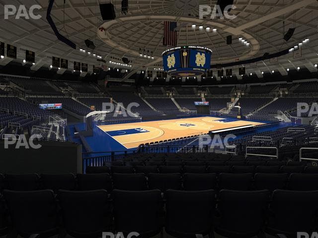 Purcell Pavilion at the Joyce Center - Section 3 Seat View