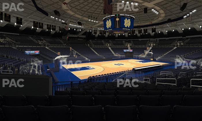 Purcell Pavilion at the Joyce Center - Section 3 Seat View