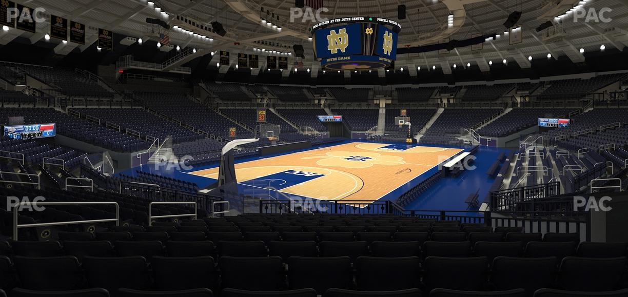 Purcell Pavilion at the Joyce Center - Section 4 Seat View