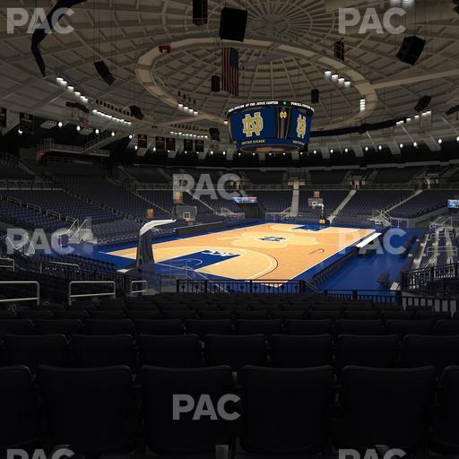 Purcell Pavilion at the Joyce Center - Section 4 Seat View