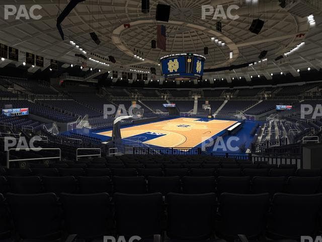 Purcell Pavilion at the Joyce Center - Section 4 Seat View