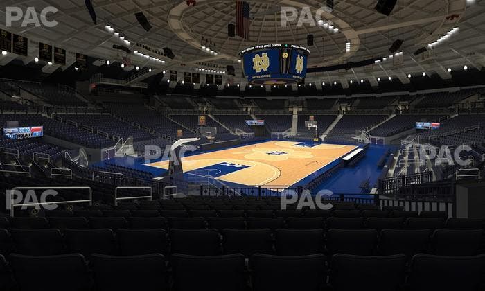 Purcell Pavilion at the Joyce Center - Section 4 Seat View