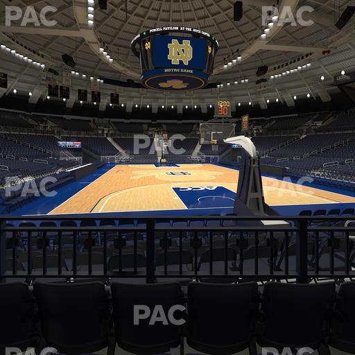 Purcell Pavilion at the Joyce Center - Section 6 Seat View