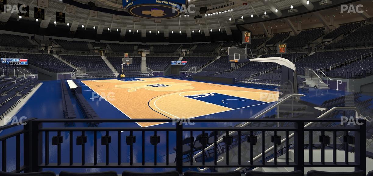 Purcell Pavilion at the Joyce Center - Section 7 Seat View
