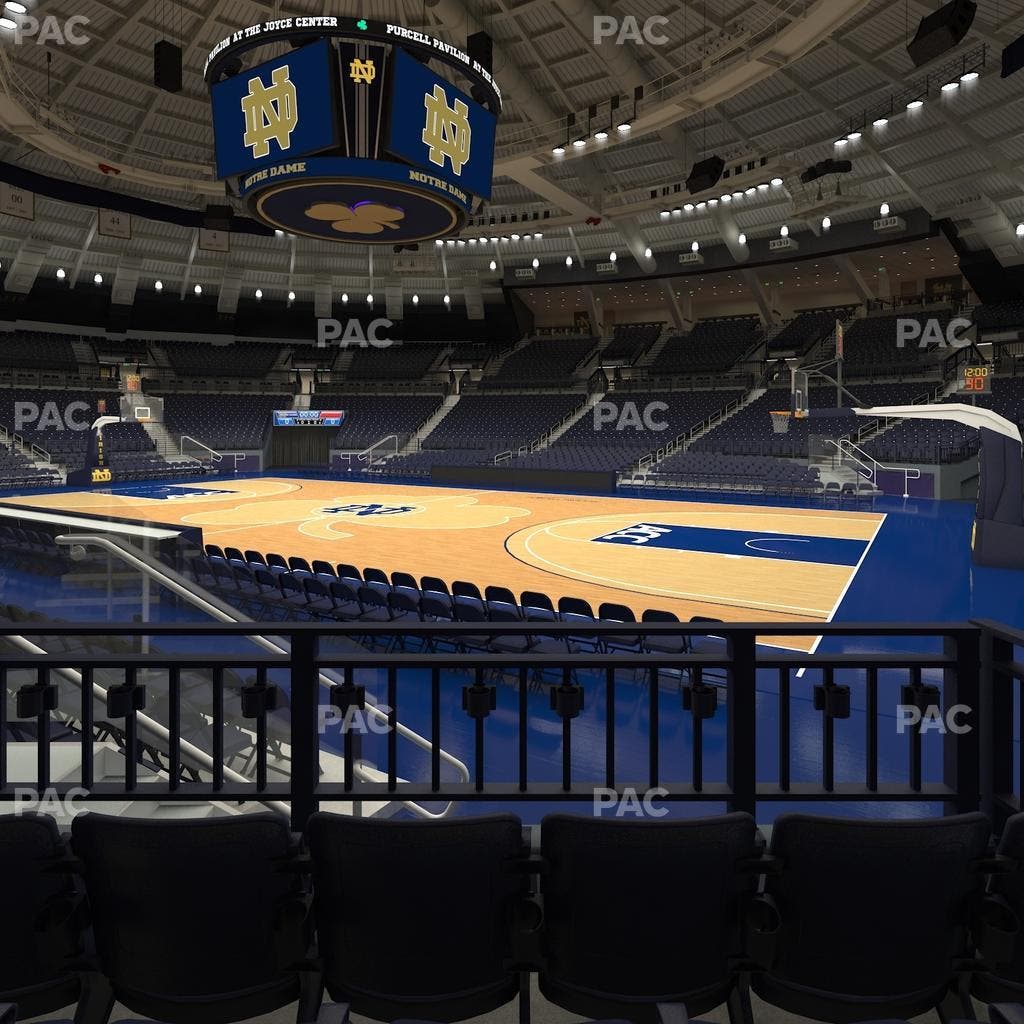 Purcell Pavilion at the Joyce Center - Section 8 Seat View
