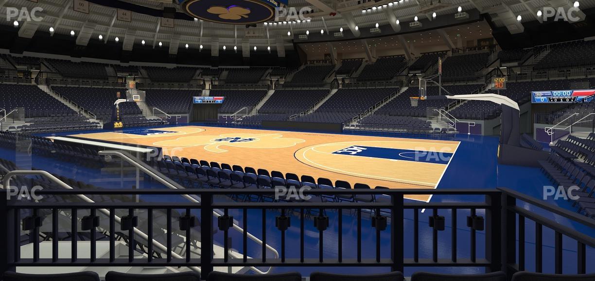 Purcell Pavilion at the Joyce Center - Section 8 Seat View