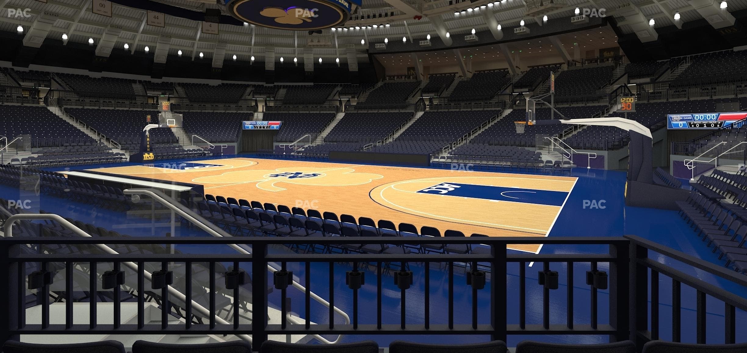 Purcell Pavilion at the Joyce Center - Section 8 Seat View