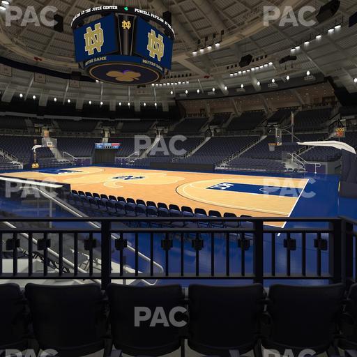 Purcell Pavilion at the Joyce Center - Section 8 Seat View