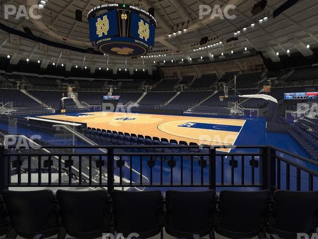 Purcell Pavilion at the Joyce Center - Section 8 Seat View