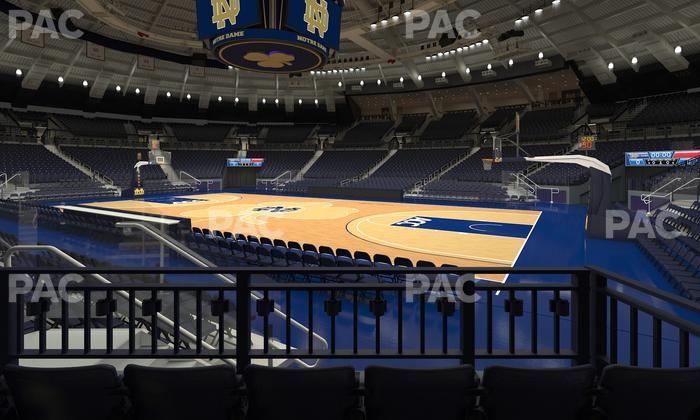 Purcell Pavilion at the Joyce Center - Section 8 Seat View