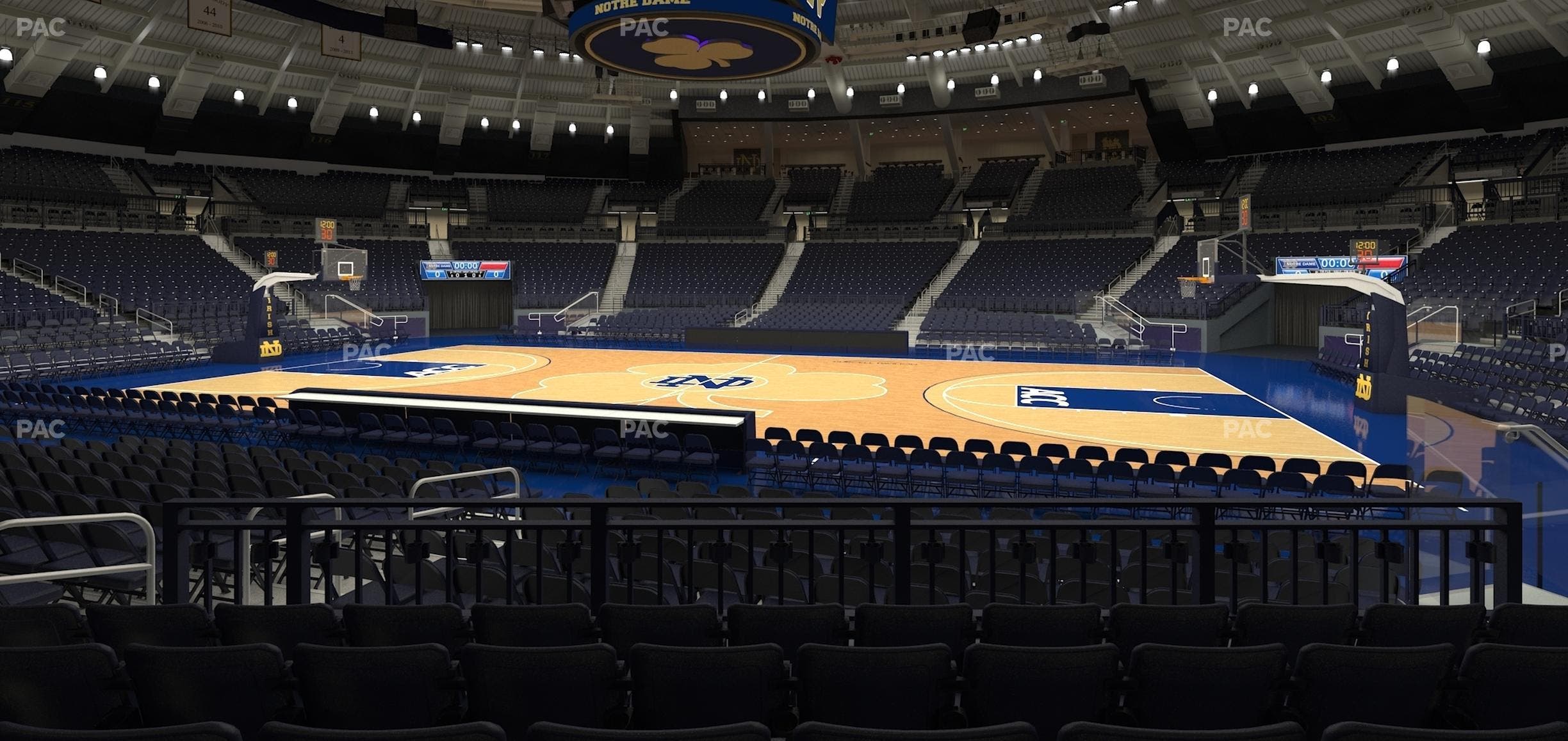 Purcell Pavilion at the Joyce Center - Section 9 Seat View