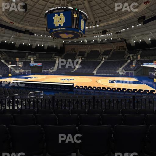 Purcell Pavilion at the Joyce Center - Section 9 Seat View