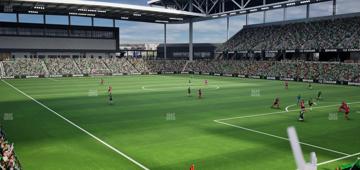 Q2 Stadium - Section 106 Seat View