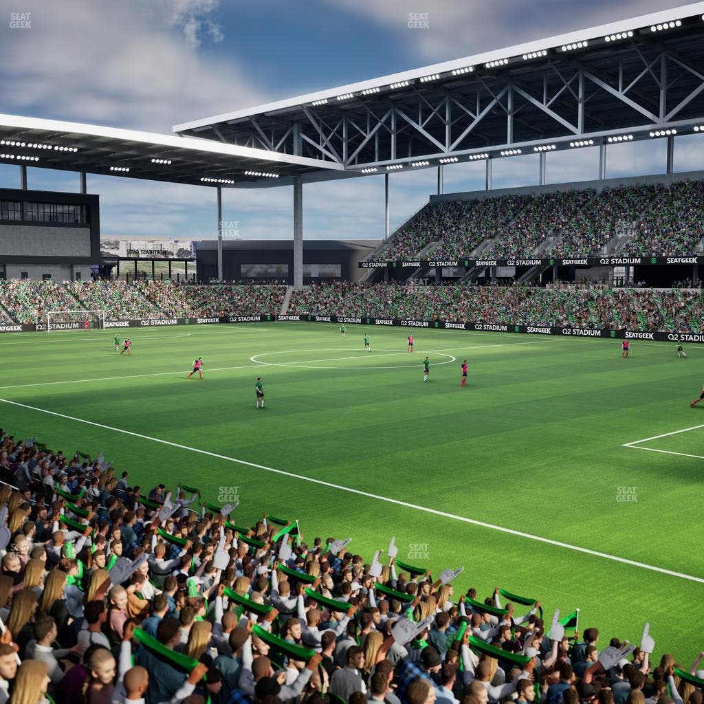 Q2 Stadium - Section 107 Seat View