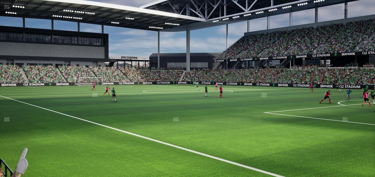 Q2 Stadium - Section 107 Seat View