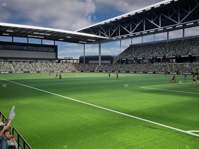 Q2 Stadium - Section 107 Seat View