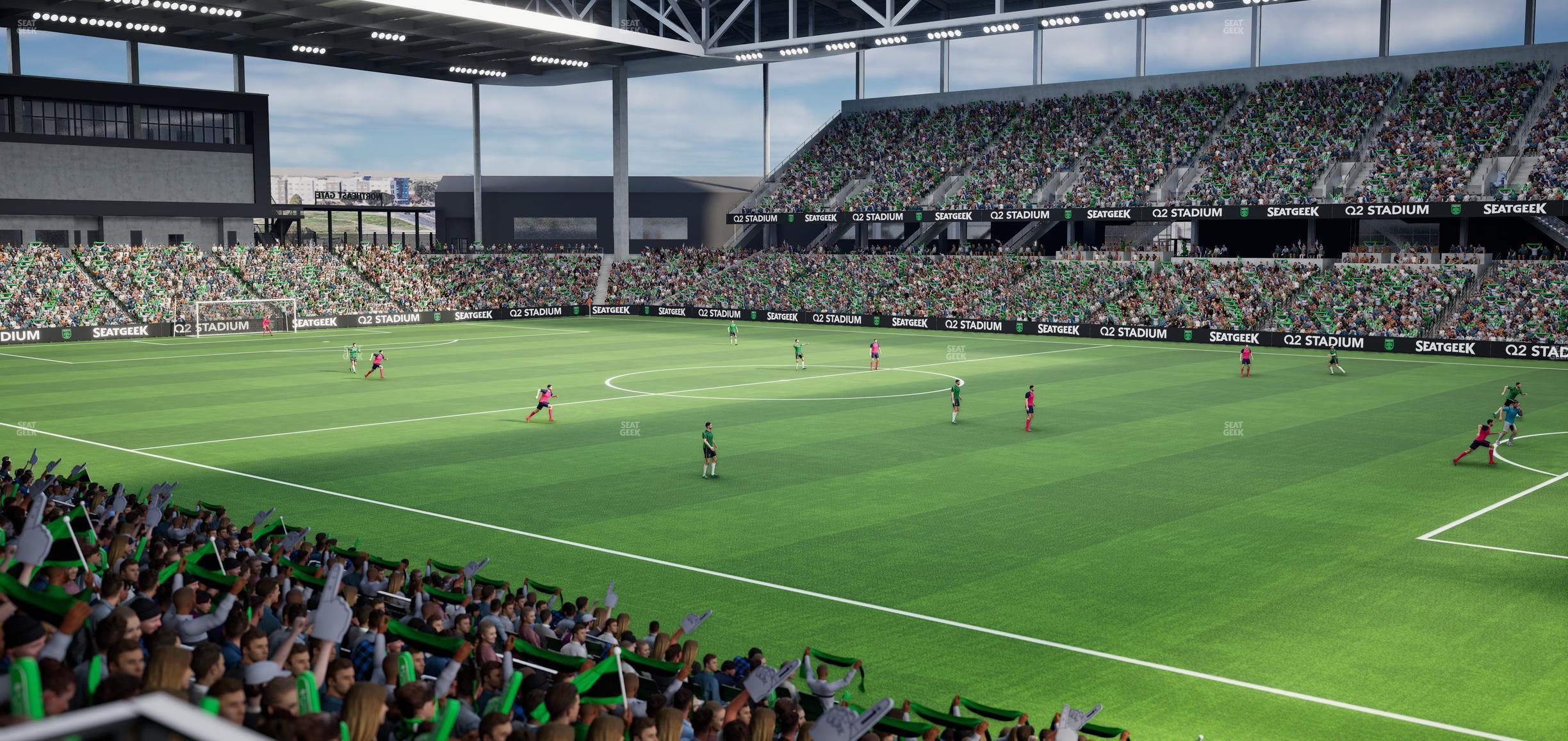 Q2 Stadium - Section 108 Seat View