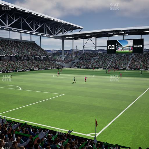 Q2 Stadium - Section 120 Seat View
