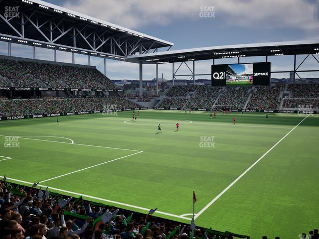 Q2 Stadium - Section 120 Seat View