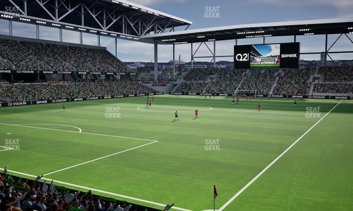 Q2 Stadium - Section 120 Seat View