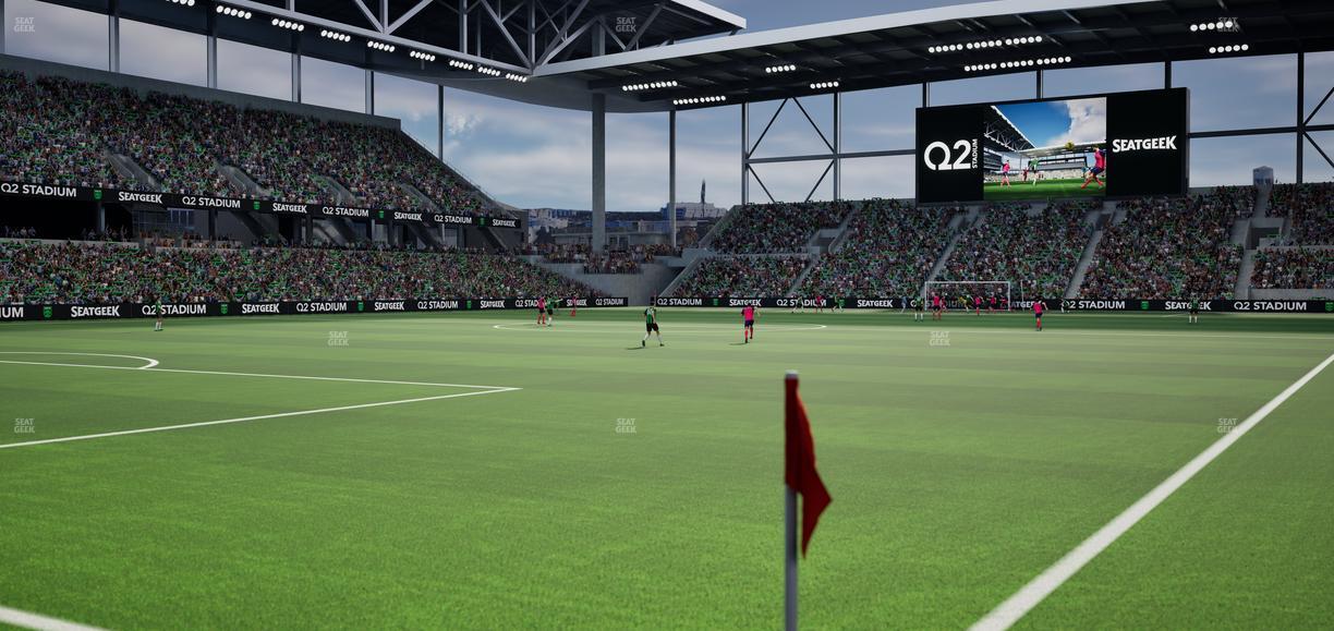 Q2 Stadium - Section 120 Seat View