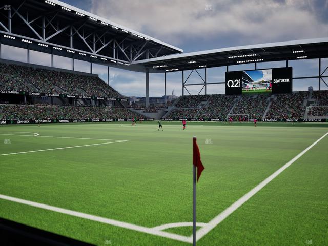 Q2 Stadium - Section 120 Seat View